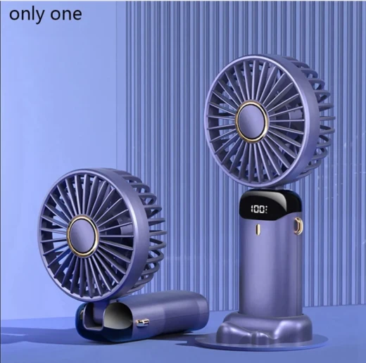 Portable Fan Personal Fan 5000MAh Rechargeable,5 Speeds with LED Display