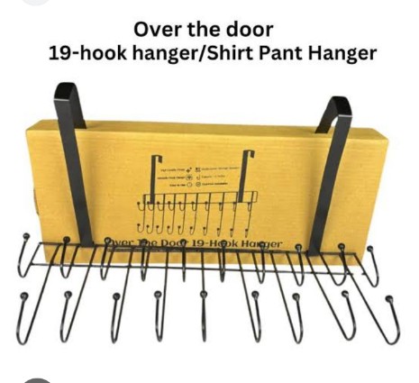 Over The Door 19-Hook Hanger (P-1904)